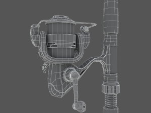 fishing pole Modèle 3D