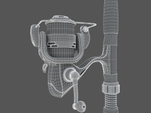 fishing pole Modèle 3D