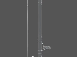 fishing pole 3D Model