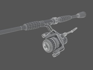 fishing pole Modèle 3D