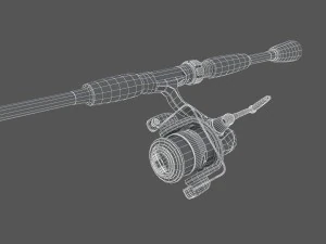 fishing pole 3D Model