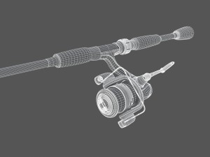 fishing pole Modèle 3D