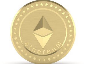 ethereum coin Modèle 3D