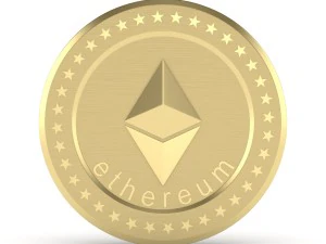 ethereum coin 3D Model