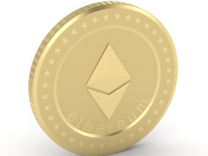 ethereum coin Modèle 3D