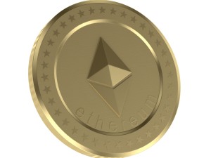 ethereum coin Modèle 3D
