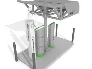 electric vehicle charging station evgo 3Dモデル
