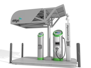 electric vehicle charging station evgo 3Dモデル
