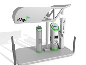 electric vehicle charging station evgo 3Dモデル