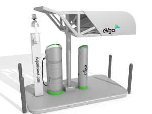 electric vehicle charging station evgo 3Dモデル