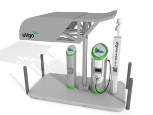 electric vehicle charging station evgo 3Dモデル