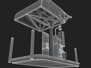 electric vehicle charging station evgo 3Dモデル
