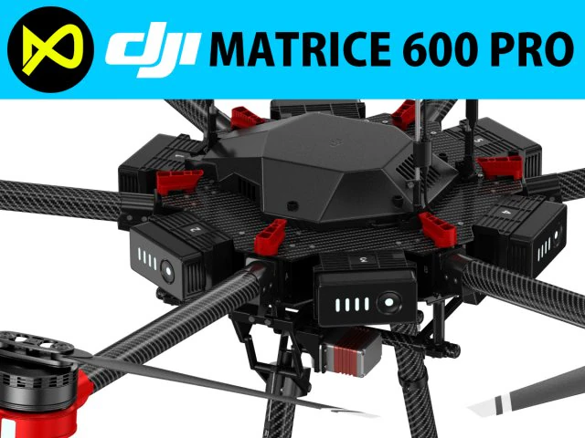 dji matrice 600 pro 3D Model .c4d .max .obj .3ds .fbx .stl .blend