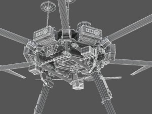 dji matrice 600 pro 3D Model