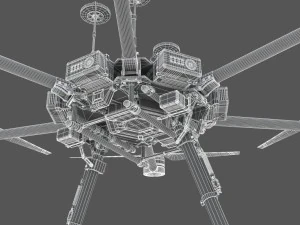 dji matrice 600 pro 3D Model