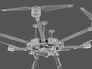 dji matrice 600 pro 3D Model