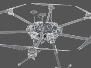 dji matrice 600 pro 3D Model