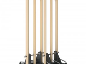 cricket wicket 3d 3D Model