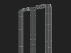 wicket da cricket 3d Modello 3D