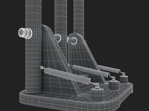 wicket da cricket 3d Modello 3D