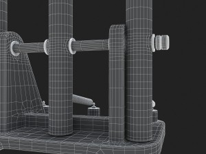 cricket wicket 3d 3D Model