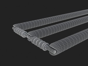 cricket wicket 3d 3D Model