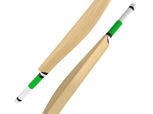 cricket bat 3D Model