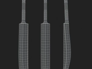 cricket bat 3D Model