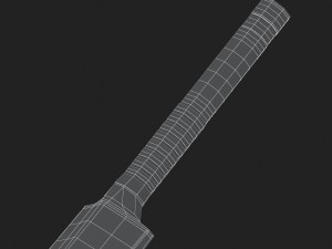 cricket bat Modelo 3D