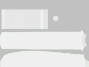 cricket bat 3D Model