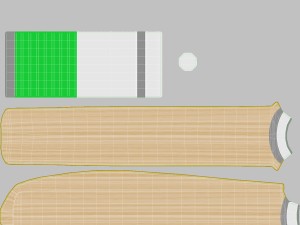 cricket bat Modelo 3D