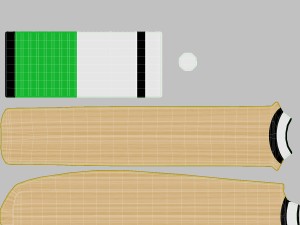 cricket bat Modelo 3D
