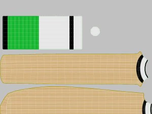 cricket bat 3D Model