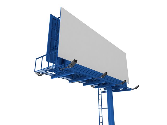 billboard 3D Модель .c4d .max .obj .3ds .fbx .stl .blend 