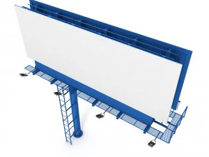 billboard 3D Model