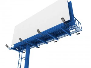 billboard 3D Model