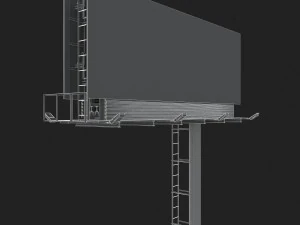 billboard 3D Model
