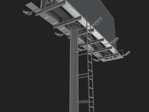 billboard 3D Model