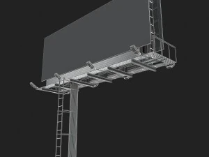 billboard 3D Model