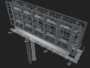 billboard 3D Model