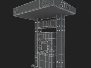 atm cash machine 3D Model