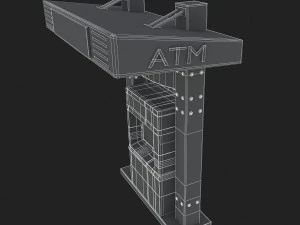 atm cash machine 3D Model