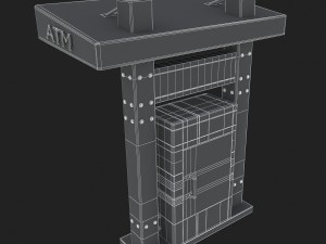 atm cash machine 3D Model