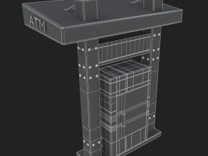 atm cash machine 3D Model