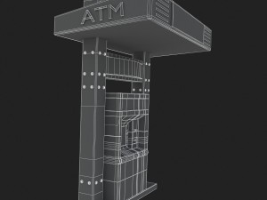 atm cash machine 3D Model