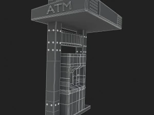 atm cash machine 3D Model