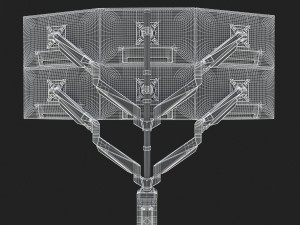 6-monitors 3D Model