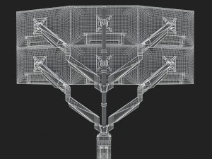 6-monitors 3D Model