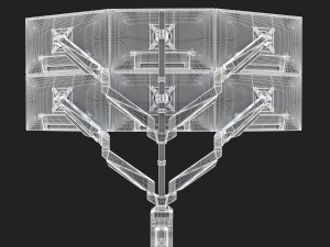 6-monitors 3D Model