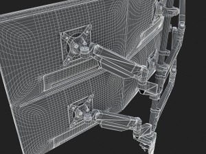 6-monitors 3D Model